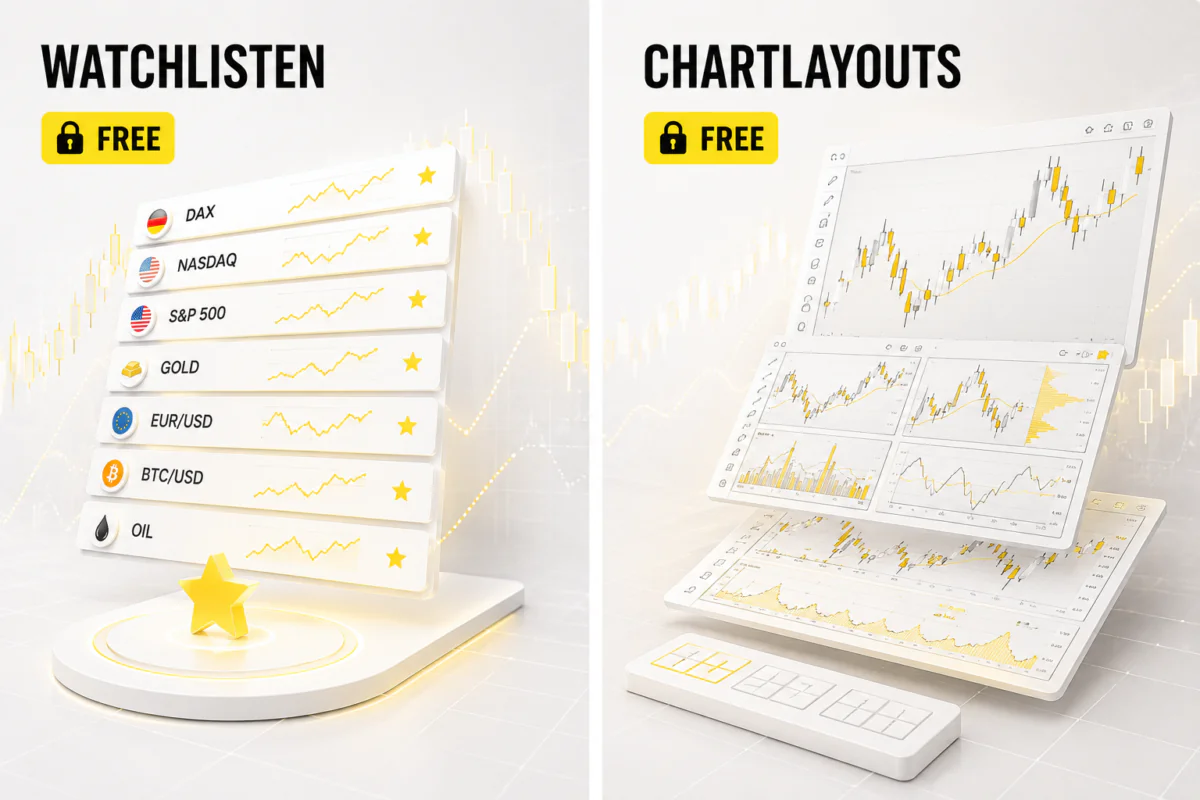 Watchlisten und Chartlayouts – kostenloser Kurs